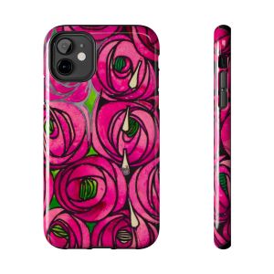 Charles Rennie Mackintosh, Roses and Teardrops Tough Phone Case