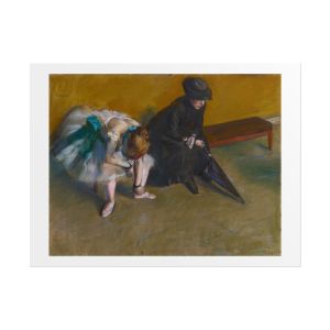 Degas, Waiting 24" x 18" Giclee Art Print