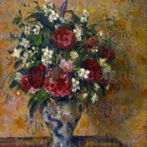 Pissarro Vase of Flowers Digital Print Product Photo