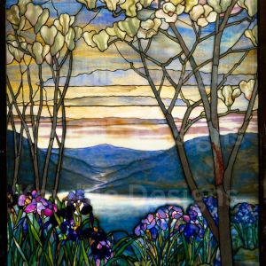 Louis Comfort Tiffany Magnolias and Irises Digital Print Product Photo